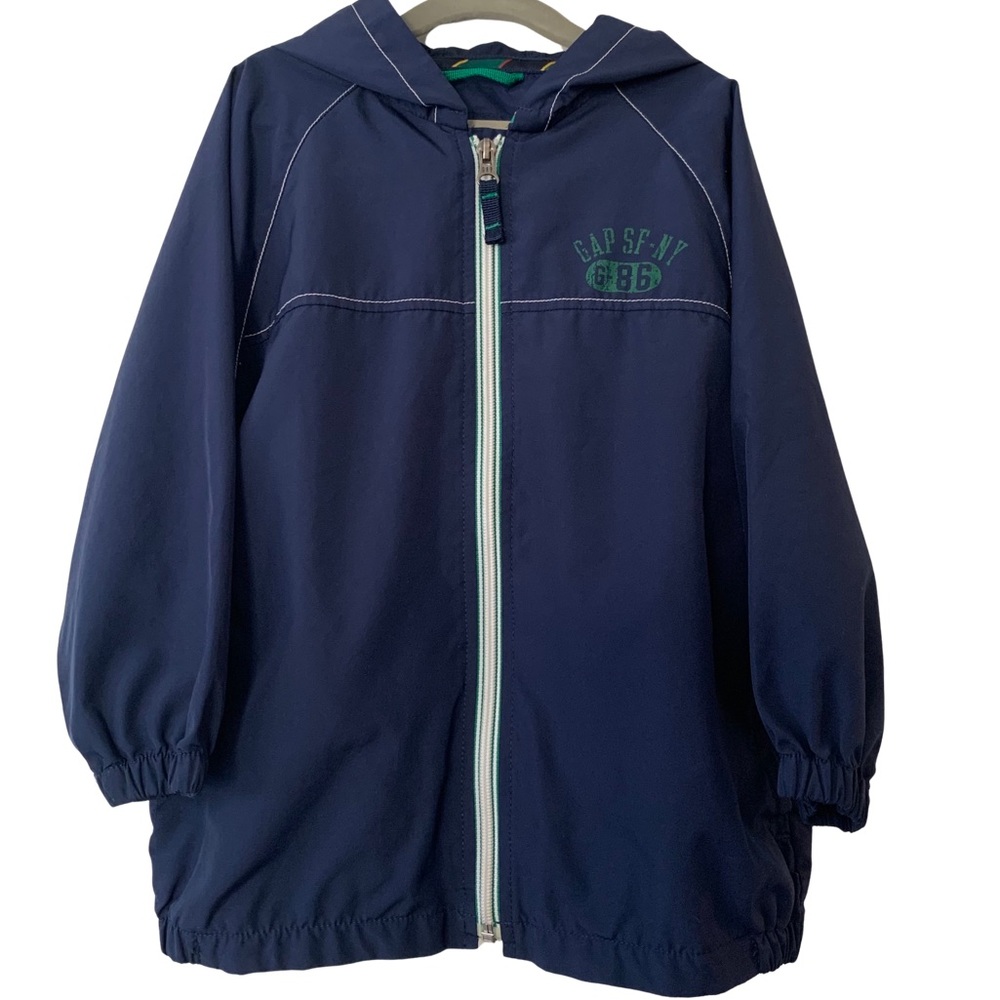 Gap Kids G-86 Boys Long Sleeve Full Zipper Outdoor Hooded Jacket